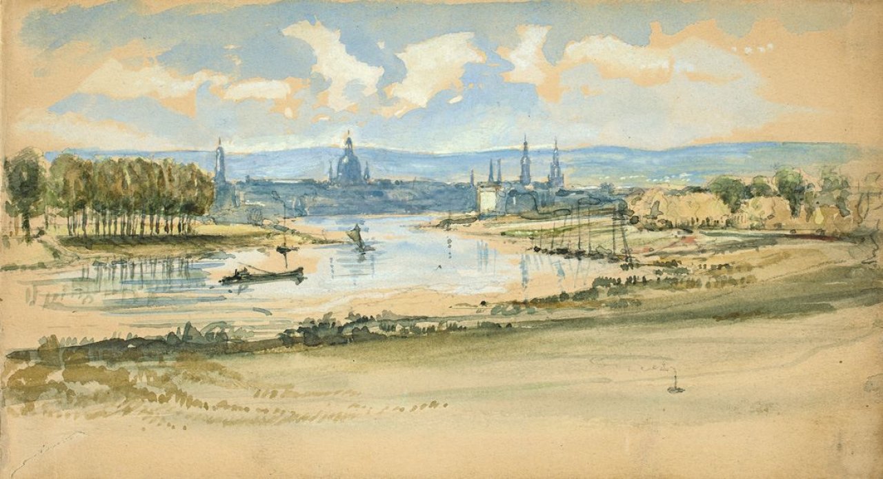 Catalog image of Blick auf Dresden.