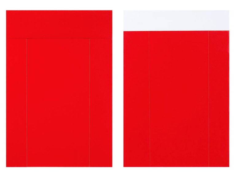 Auf diesem Bild ist das folgende Kunstwerk zu sehen: Imi Knoebel. Aus: „Rot-Weiss II“. 1991/92.