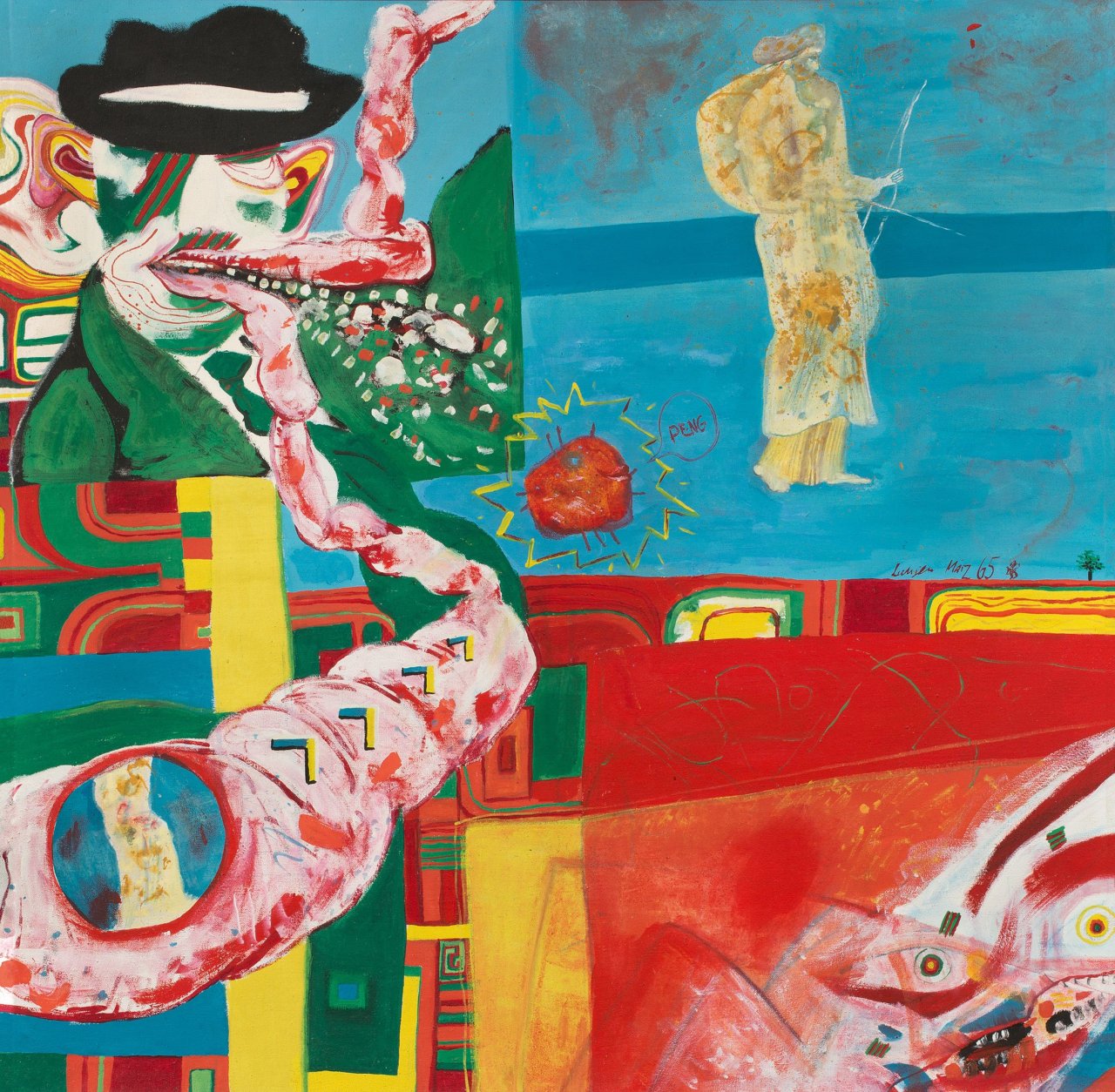 Auf diesem Bild ist das folgende Kunstwerk zu sehen: Uwe Lausen. „Peng“. 1965.