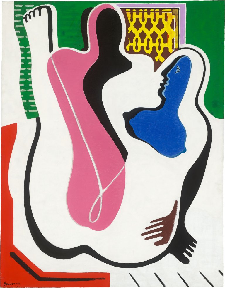This picture shows the following artwork: Heinrich Maria Davringhausen. ”Interieur”. 1937/38.