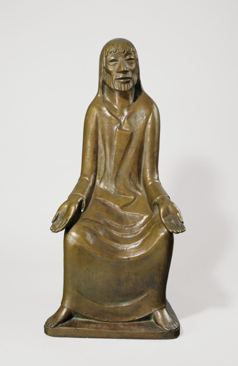 This picture shows the following artwork: Ernst Barlach. „Lehrender Christus“. 1931.
