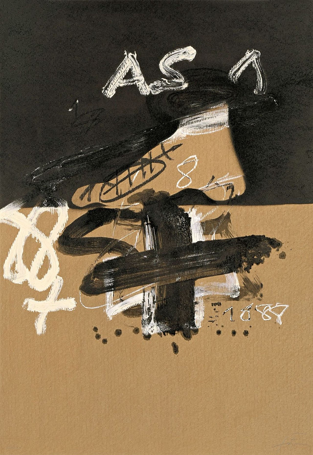 Auf diesem Bild ist das folgende Kunstwerk zu sehen: Antoni Tàpies. „Tàpies. Sculptures et reliefs muraux“. 1986.