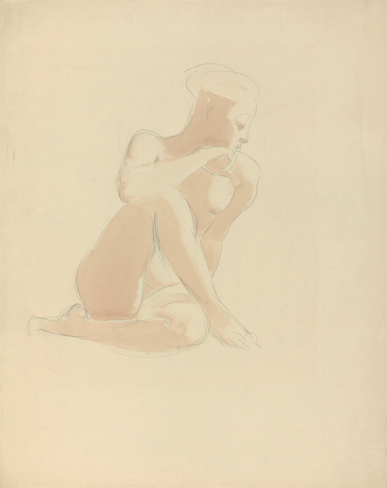 Auf diesem Bild ist das folgende Kunstwerk zu sehen: Georg Kolbe. Akt.