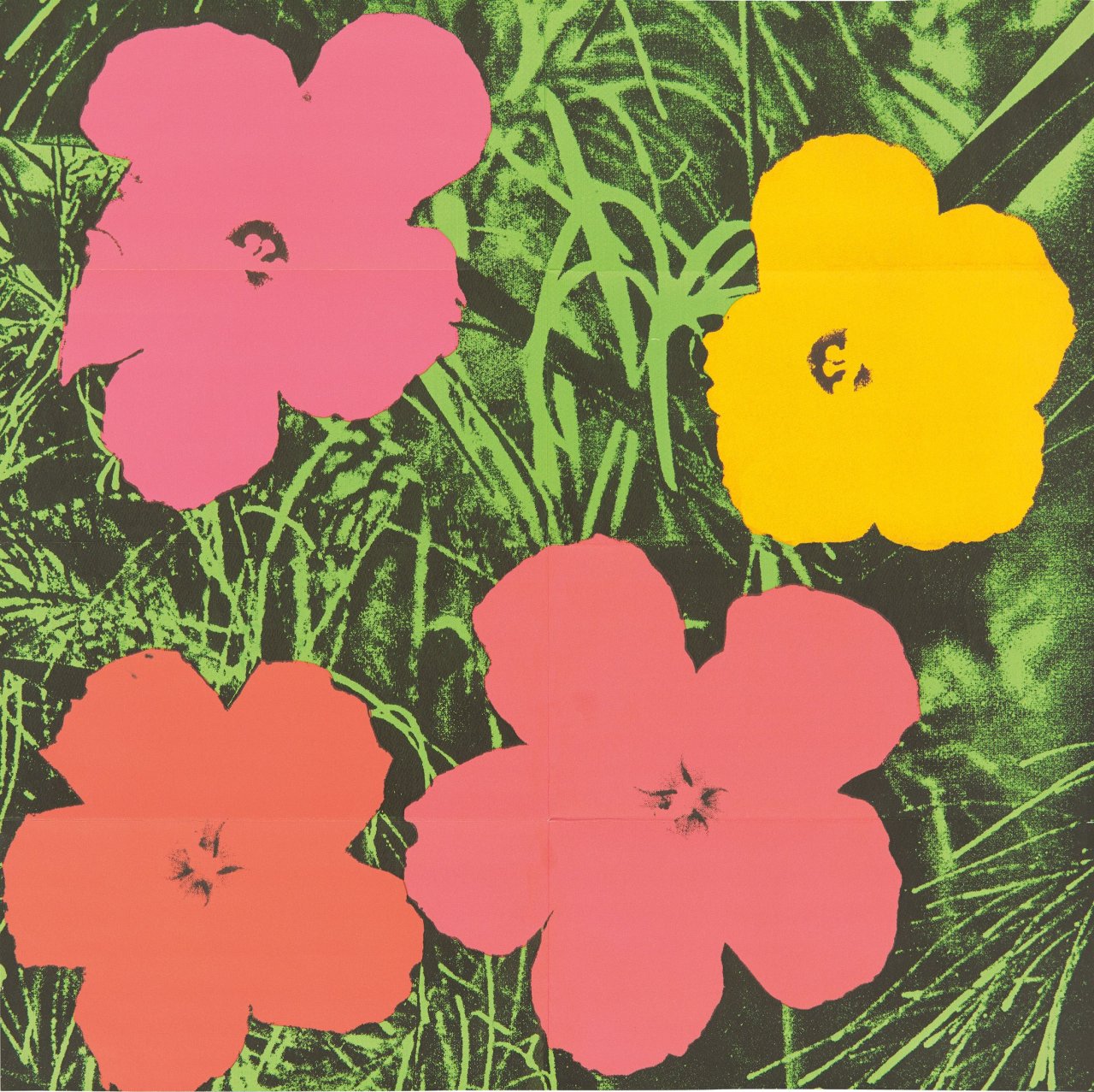 This picture shows the following artwork: Andy Warhol. „Flowers“. 1964.