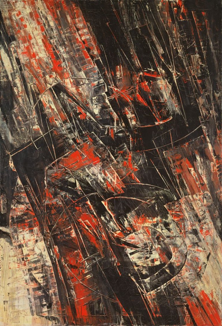 Auf diesem Bild ist das folgende Kunstwerk zu sehen: Fred Thieler. „W.S4.57“. 1957.