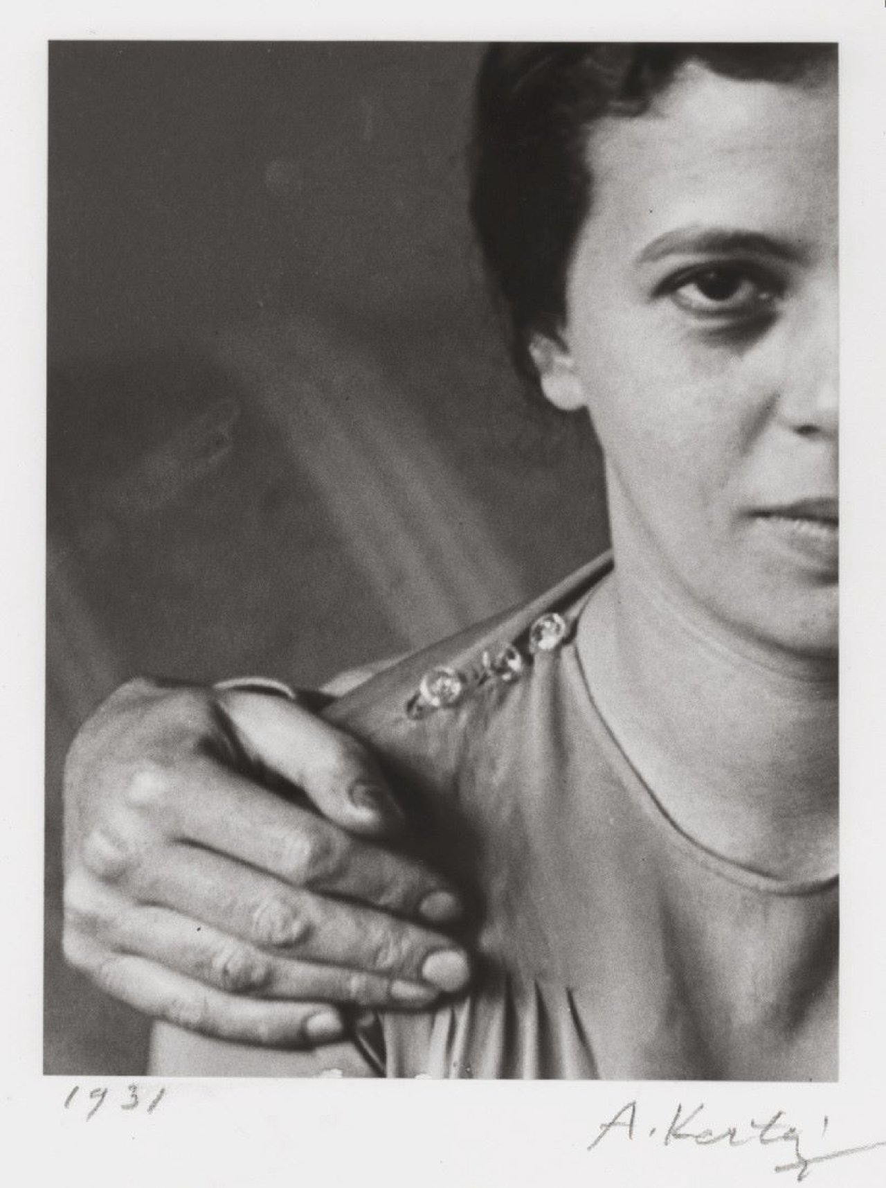 Auf diesem Bild ist das folgende Kunstwerk zu sehen: André  Kertész. Elisabeth and I.  1931.