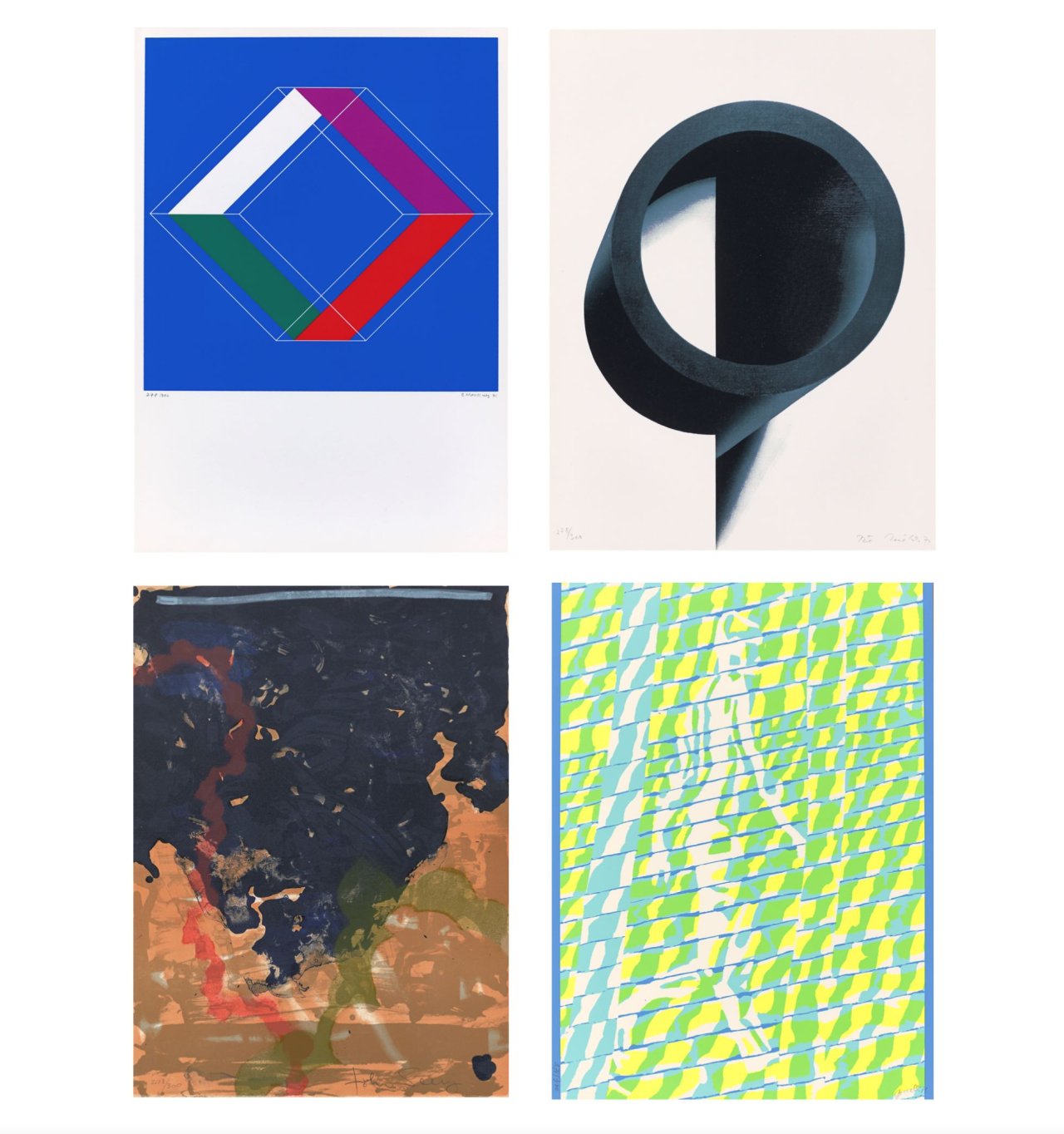 Auf diesem Bild ist das folgende Kunstwerk zu sehen:  Mappenwerk. „Kölner Kunstmarkt 1971“. 1971.