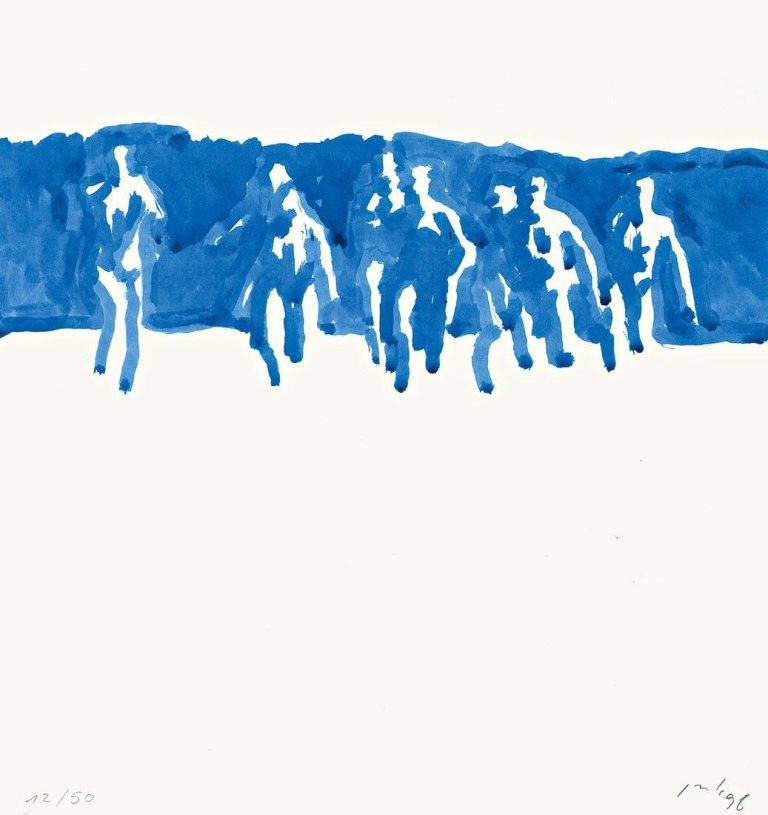 Auf diesem Bild ist das folgende Kunstwerk zu sehen: Norbert Bisky. Ohne Titel. 1998.