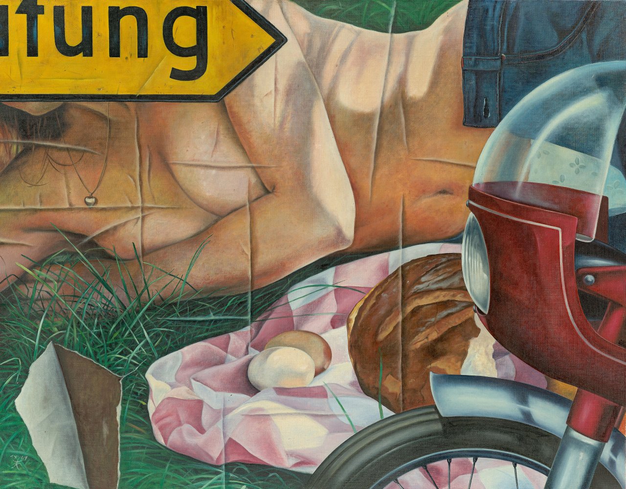 Auf diesem Bild ist das folgende Kunstwerk zu sehen: Fritz Köthe. „Umleitung“. 1964.