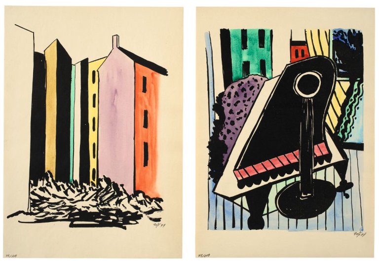 Auf diesem Bild ist das folgende Kunstwerk zu sehen: Werner Heldt. „Berlin“. 1949.