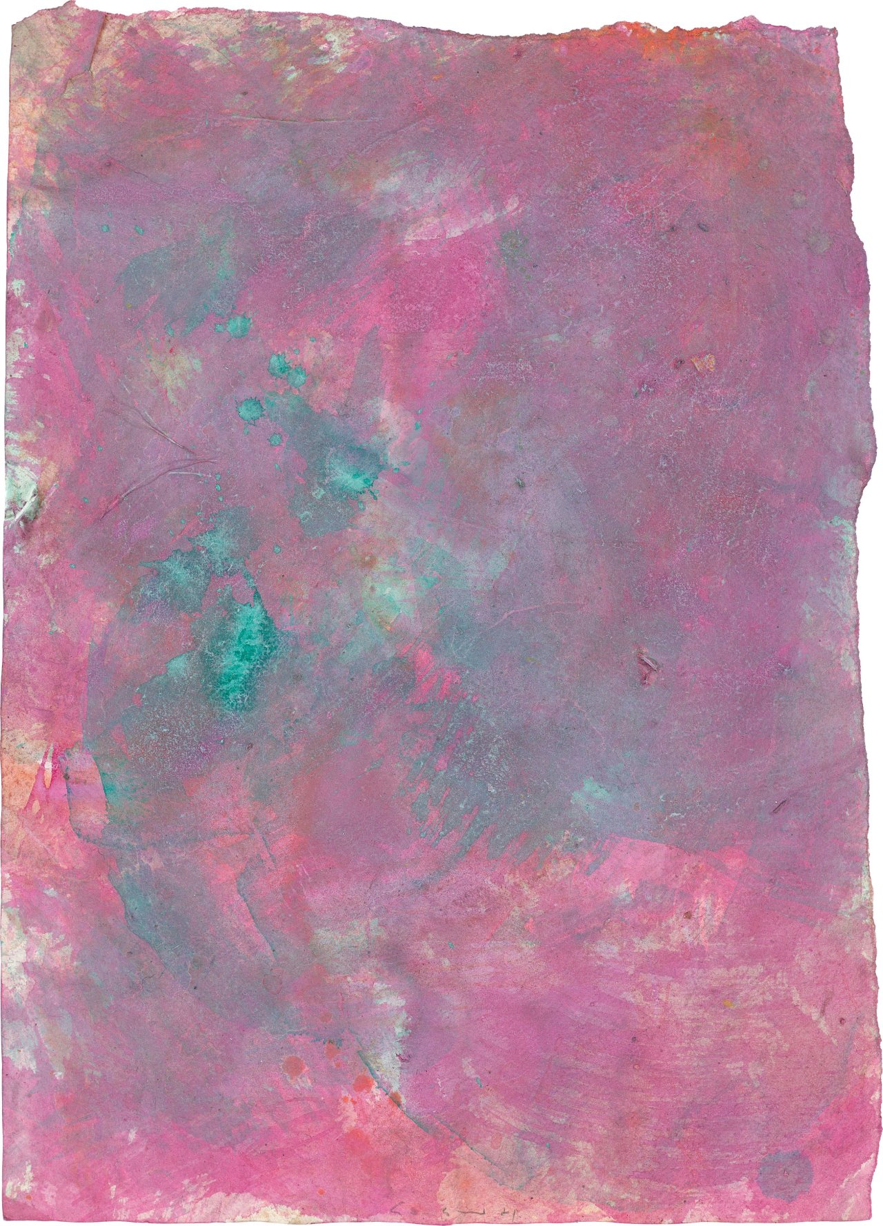 This picture shows the following artwork: Gotthard Graubner. Untitled. 1981.