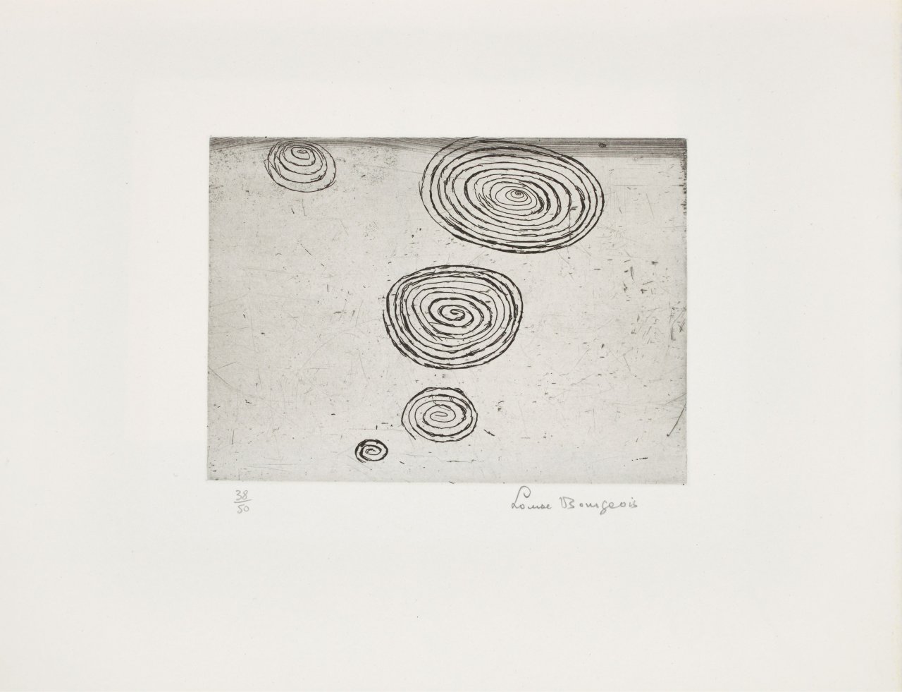 Auf diesem Bild ist das folgende Kunstwerk zu sehen: Louise Bourgeois. „Spirales“. 1974/90.