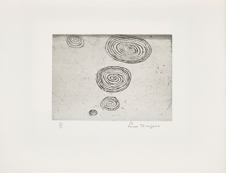 Auf diesem Bild ist das folgende Kunstwerk zu sehen: Louise Bourgeois. „Spirales“. 1974/90.