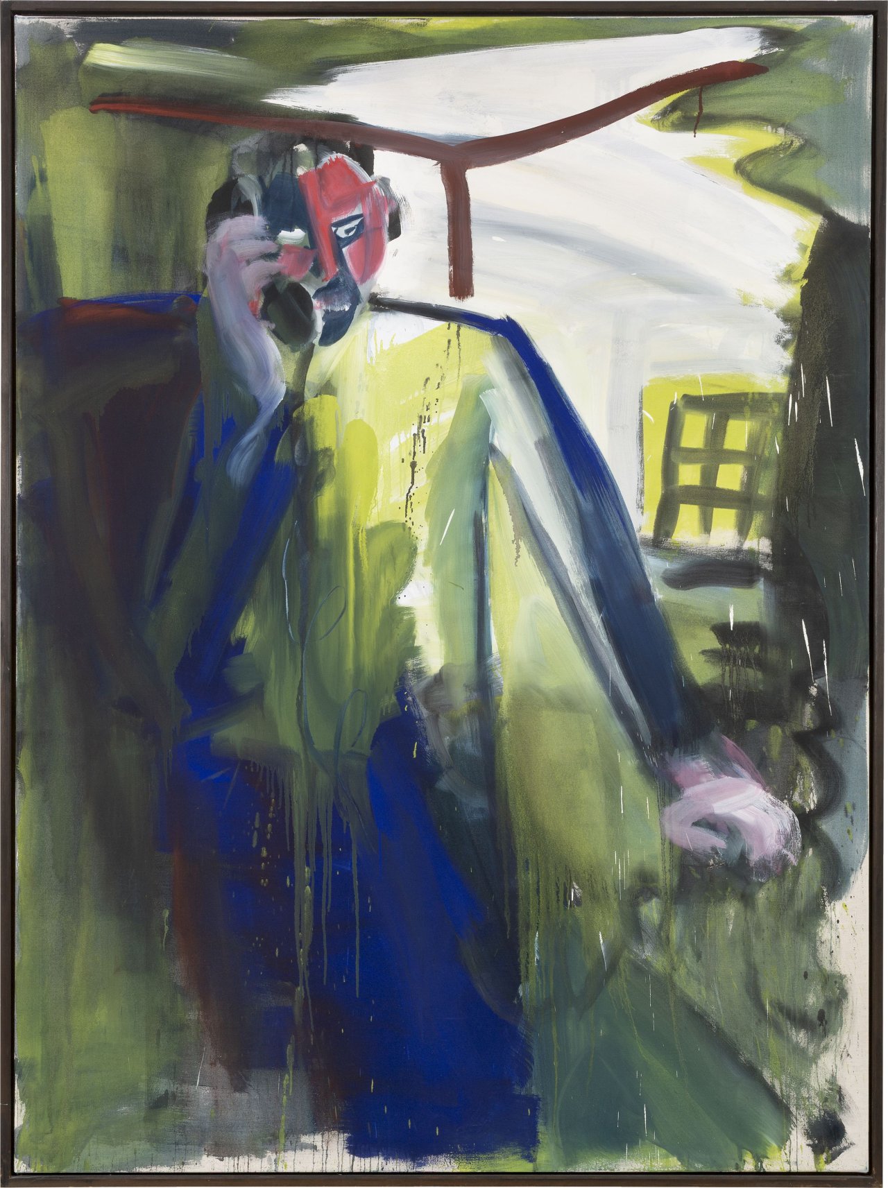 Auf diesem Bild ist das folgende Kunstwerk zu sehen: Karl Horst Hödicke. „Telefonzelle“. 1982.