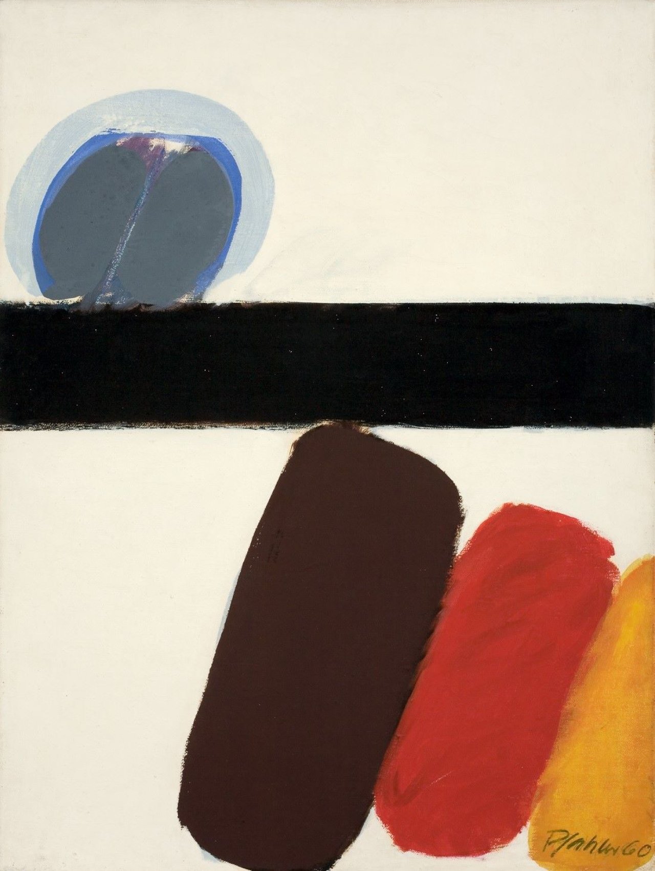 Auf diesem Bild ist das folgende Kunstwerk zu sehen: Georg Karl Pfahler. „Formativ Nr. 37“. 1960.