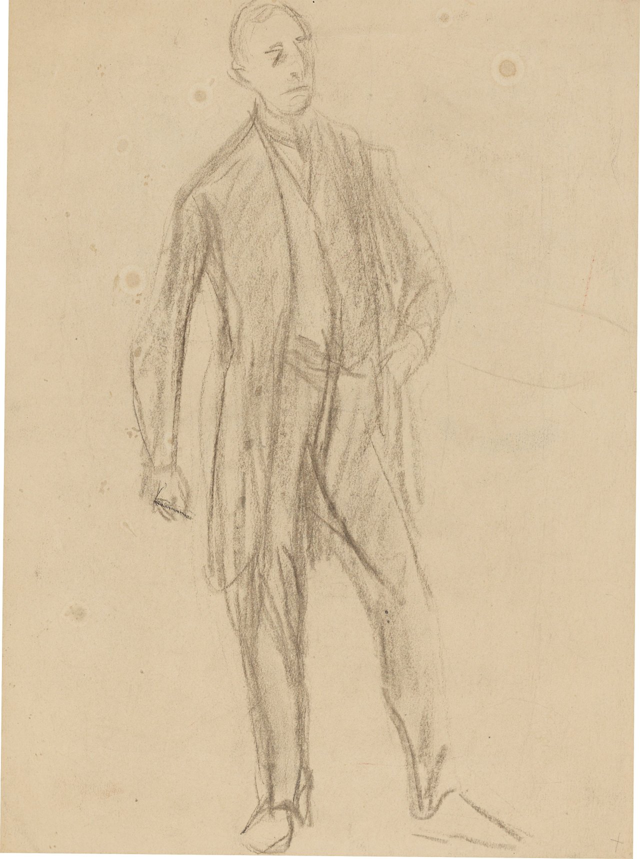 This picture shows the following artwork: Max Liebermann. „Studie zum Bildnis des Hannoveraner Stadtdirektors Heinrich Tramm“. 1913.