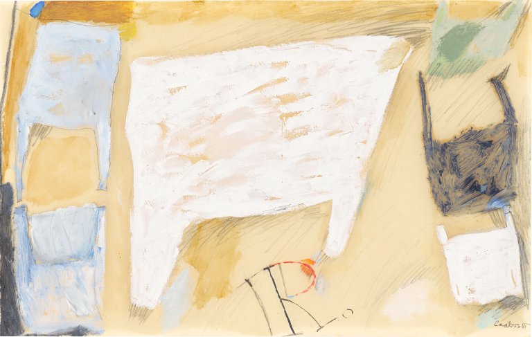 Auf diesem Bild ist das folgende Kunstwerk zu sehen: Hans Laabs. Ohne Titel. 1965.