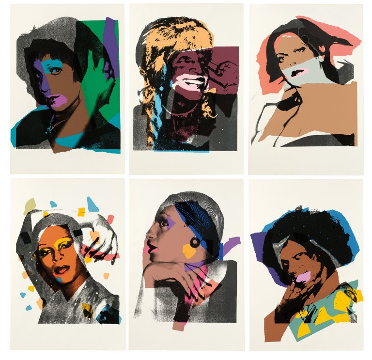 This picture shows the following artwork: Andy Warhol. „Ladies and Gentlemen“. 1975.