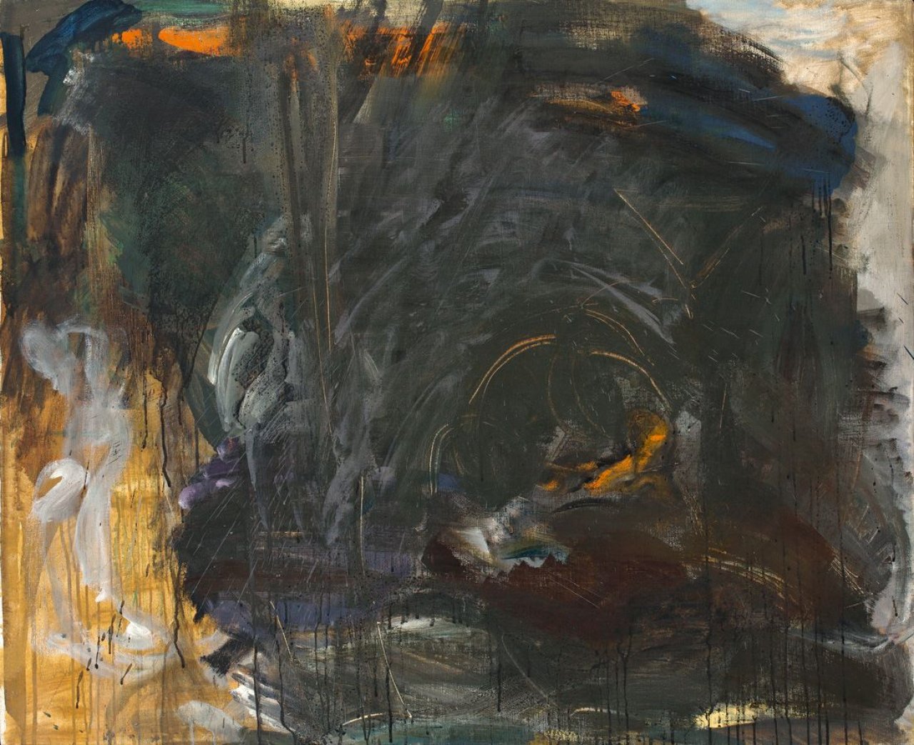 Auf diesem Bild ist das folgende Kunstwerk zu sehen: Per Kirkeby. Ohne Titel. 1980.