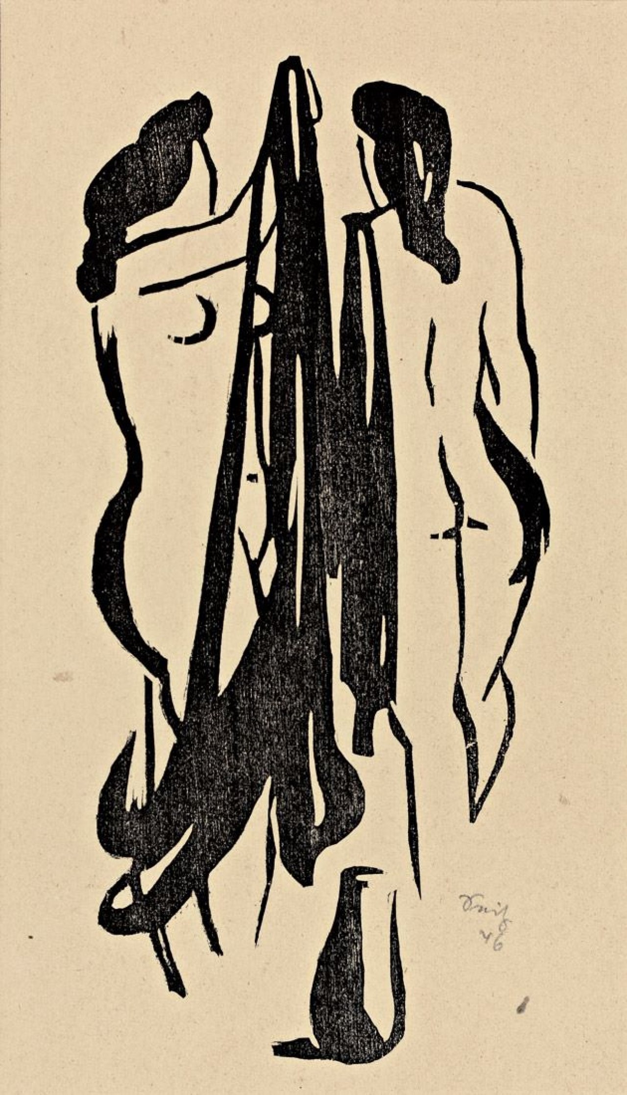 Auf diesem Bild ist das folgende Kunstwerk zu sehen:  Mappenwerk. „Grafik 1946. Galerie Gerd Rosen Berlin“. 1946.