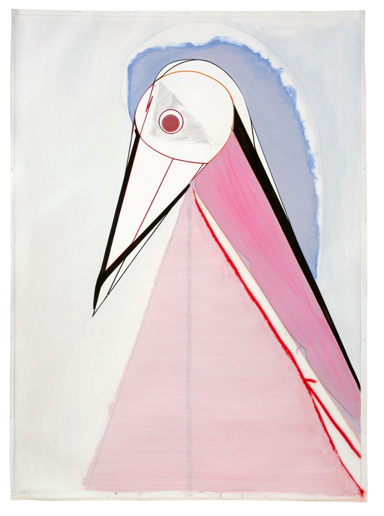Auf diesem Bild ist das folgende Kunstwerk zu sehen: Thomas Scheibitz. Ohne Titel (GP 57). 2003.