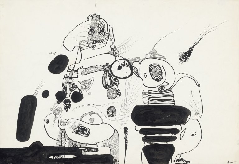 Auf diesem Bild ist das folgende Kunstwerk zu sehen: Uwe Lausen. Ohne Titel. 1964.