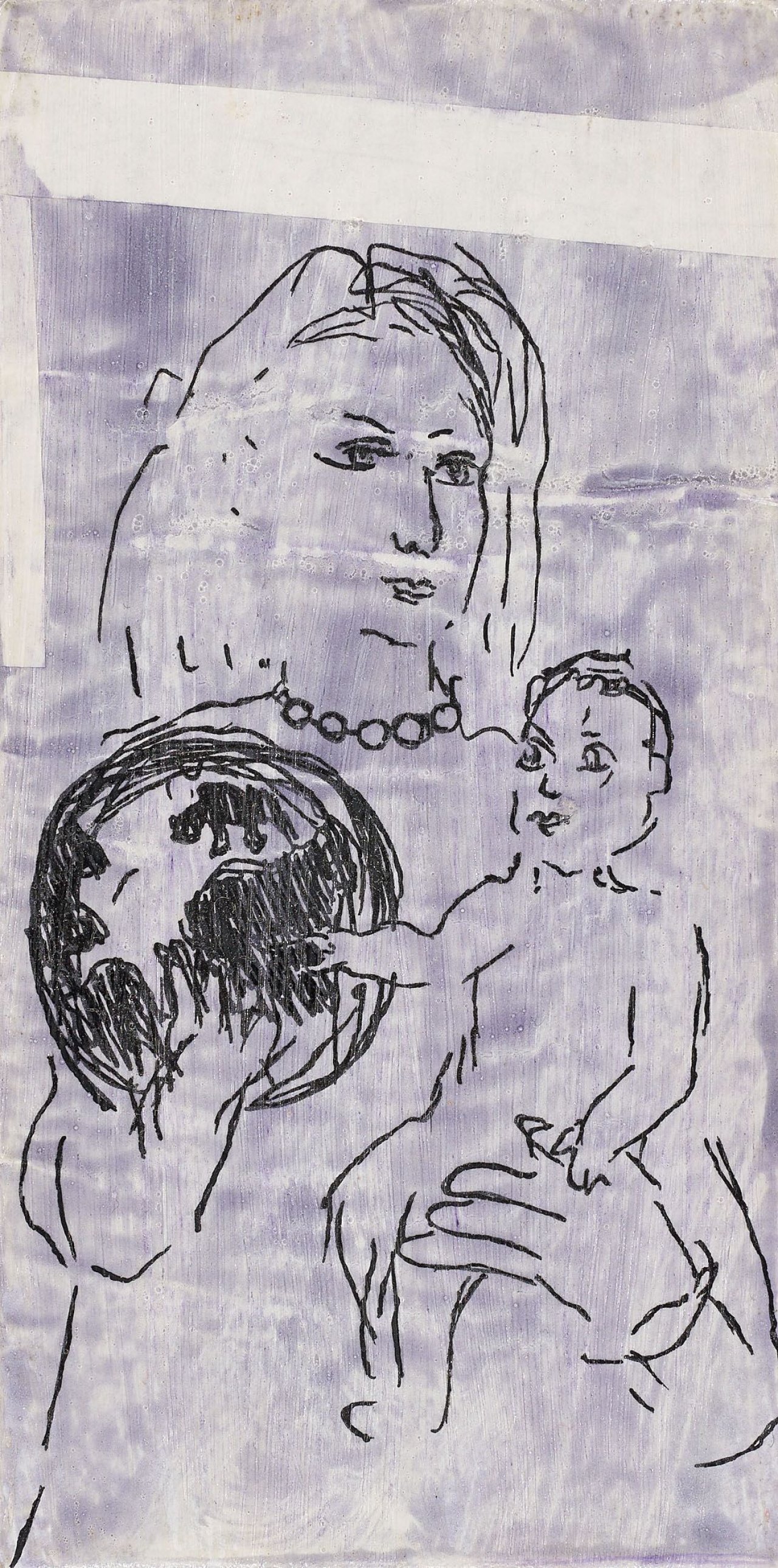 Auf diesem Bild ist das folgende Kunstwerk zu sehen: Jiří Georg Dokoupil. Ohne Titel. 1985.