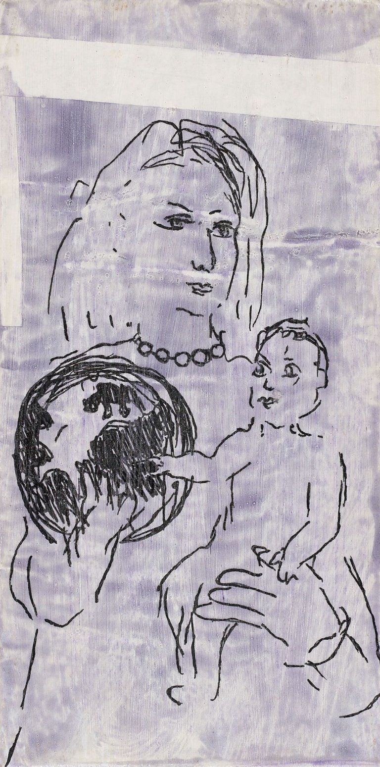 Auf diesem Bild ist das folgende Kunstwerk zu sehen: Jiří Georg Dokoupil. Ohne Titel. 1985.