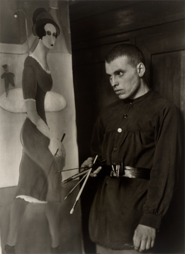 This picture shows the following artwork: August Sander. The Painter Gottfried Brockmann, Köln. 1924.