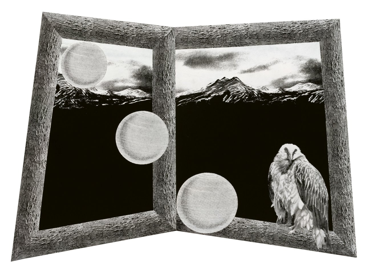 Auf diesem Bild ist das folgende Kunstwerk zu sehen: John Stezaker. Ohne Titel (Diptychon). 1988.