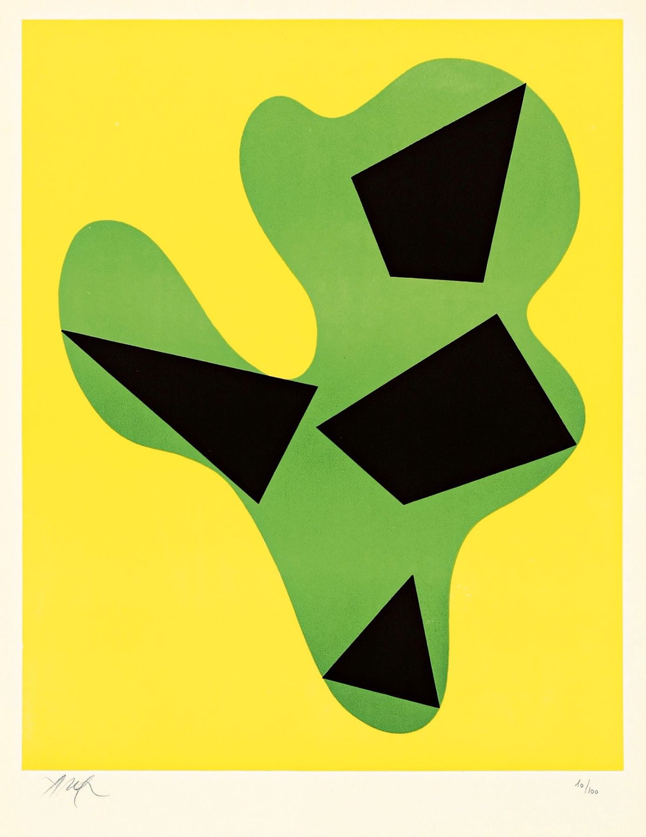 This picture shows the following artwork: Hans (Jean) Arp. „Fouille pour clients interessés“. 1962.