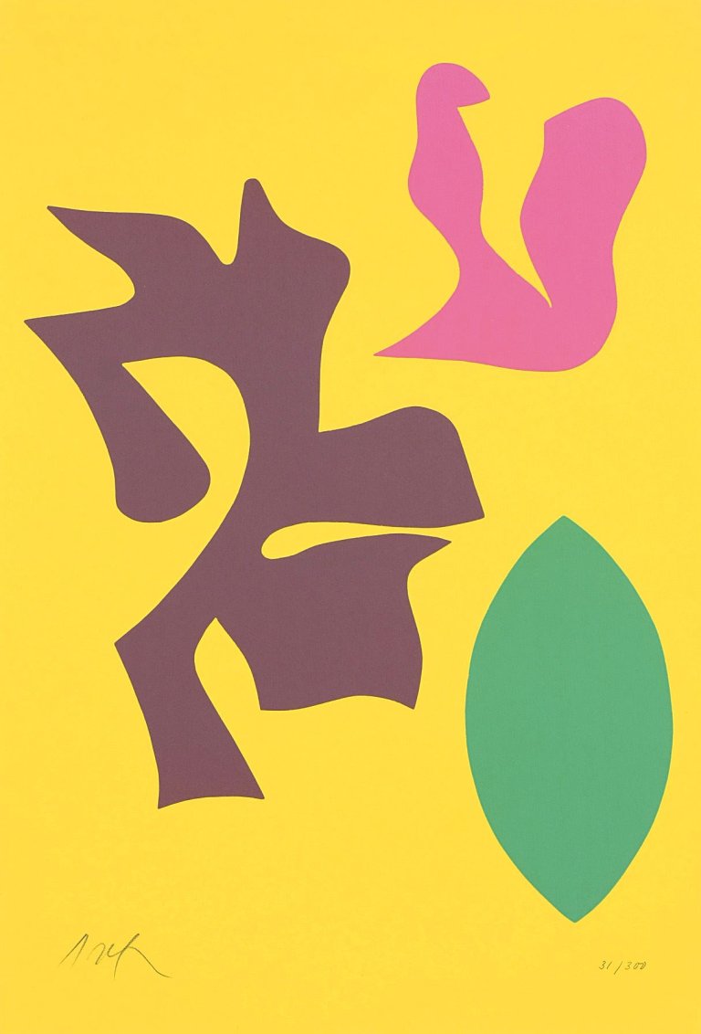 Auf diesem Bild ist das folgende Kunstwerk zu sehen: Hans (Jean) Arp. „Documenta Geigy“. 1965.