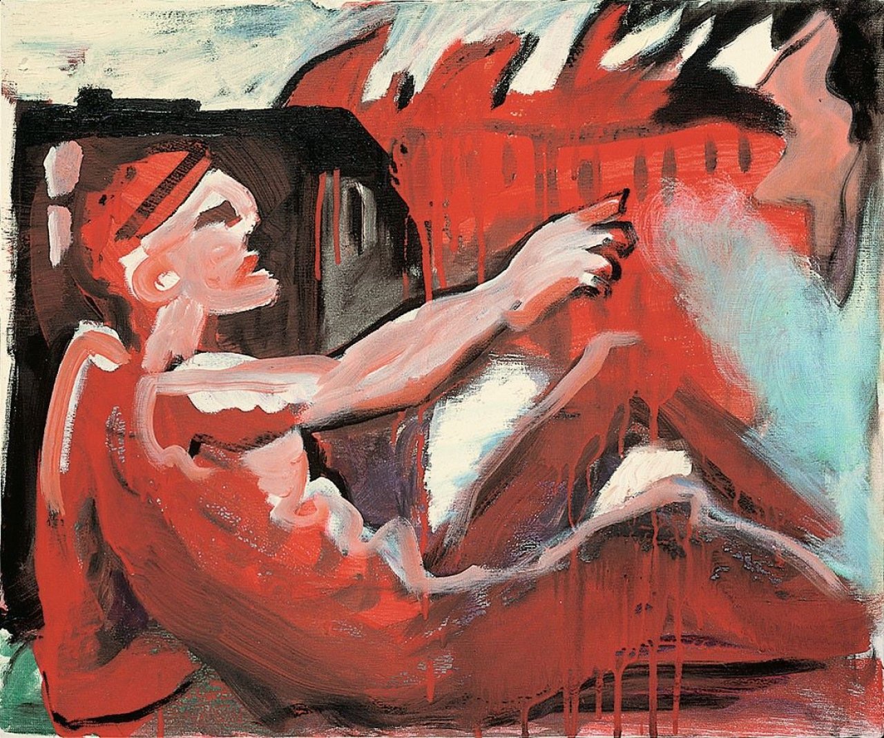 Auf diesem Bild ist das folgende Kunstwerk zu sehen: Karl Horst Hödicke. „Prophet“. 1988.