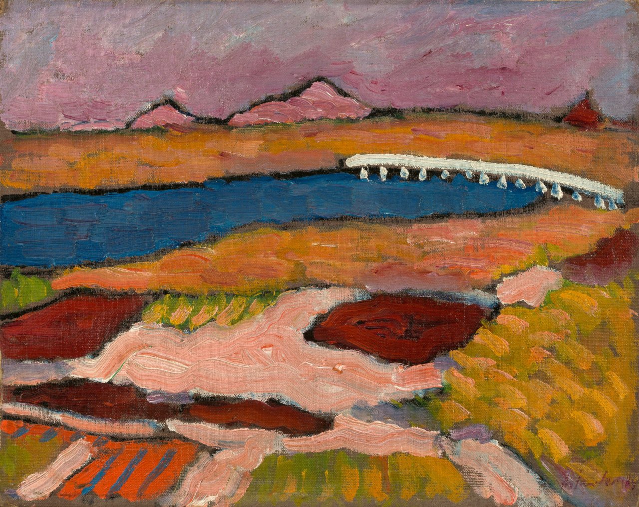 Auf diesem Bild ist das folgende Kunstwerk zu sehen: Alexej von Jawlensky. „Prerow (Darß), Pommern“. 1911.