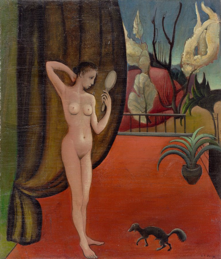 Auf diesem Bild ist das folgende Kunstwerk zu sehen: Ludwig Egidius Ronig. Aktstudie.