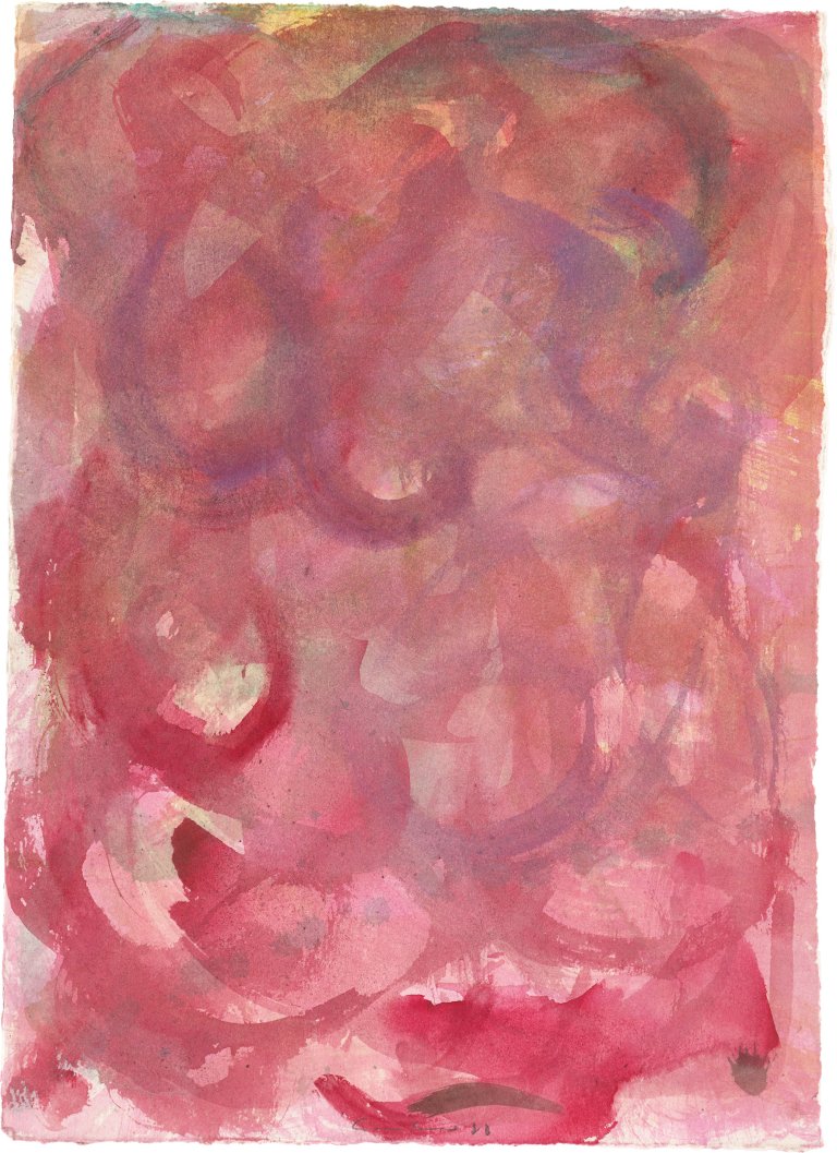 Auf diesem Bild ist das folgende Kunstwerk zu sehen: Gotthard Graubner. Ohne Titel. 1980.