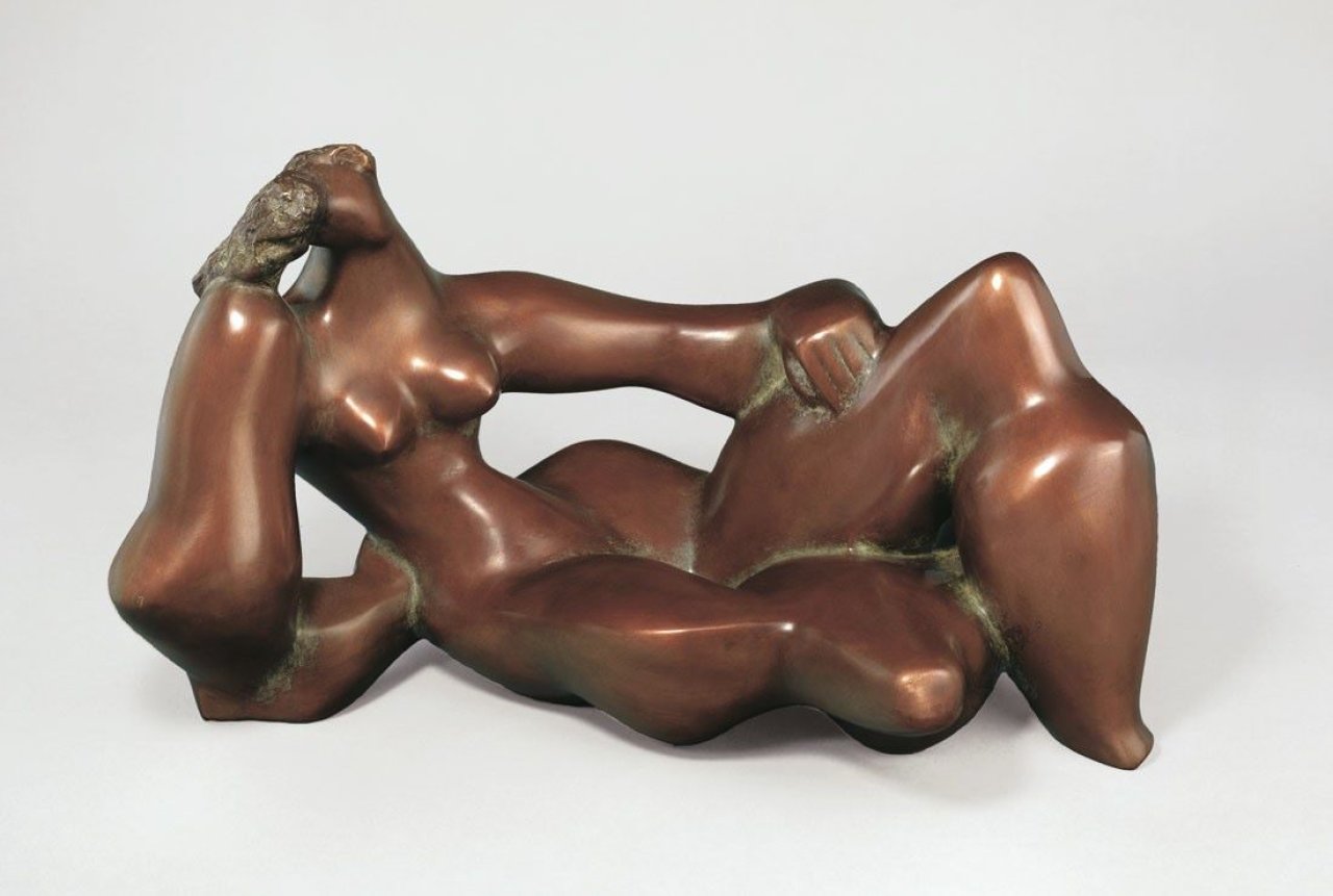 Auf diesem Bild ist das folgende Kunstwerk zu sehen: Karl Hartung. „Liegende“. 1948.