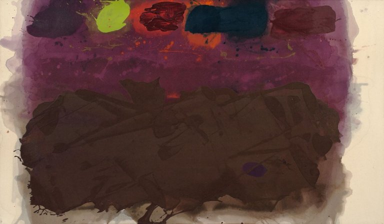 Auf diesem Bild ist das folgende Kunstwerk zu sehen: Albert Irvin. „Umberston“. 1976.