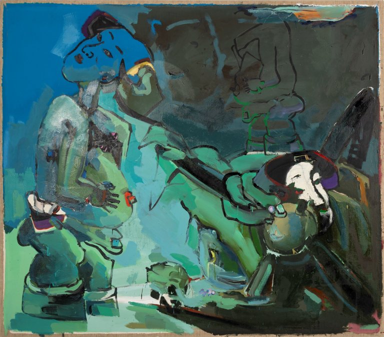 Auf diesem Bild ist das folgende Kunstwerk zu sehen: Lambert Maria Wintersberger. „Die Perlentaucherin“. 1984.