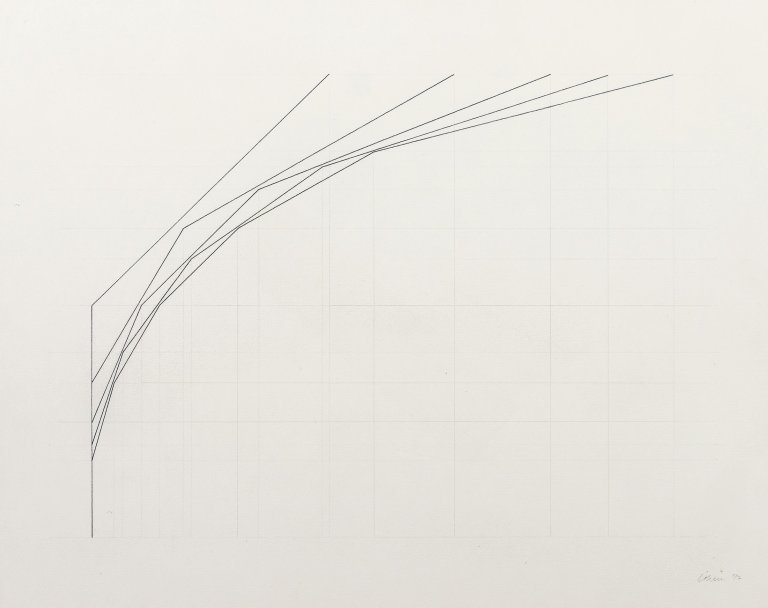 Auf diesem Bild ist das folgende Kunstwerk zu sehen: Hartmut Böhm. Progression gegen unendlich. 1987.
