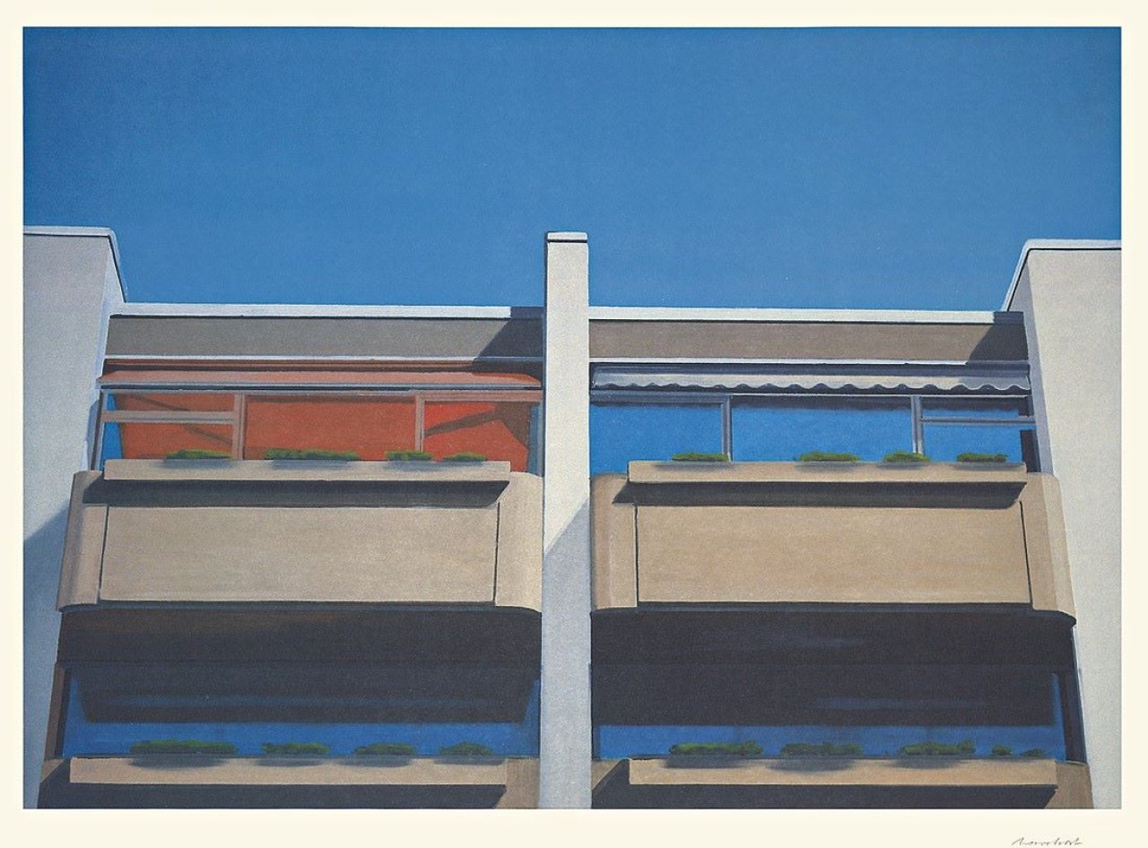 Auf diesem Bild ist das folgende Kunstwerk zu sehen: Eberhard Havekost. „4 Kabinen“. 2000.