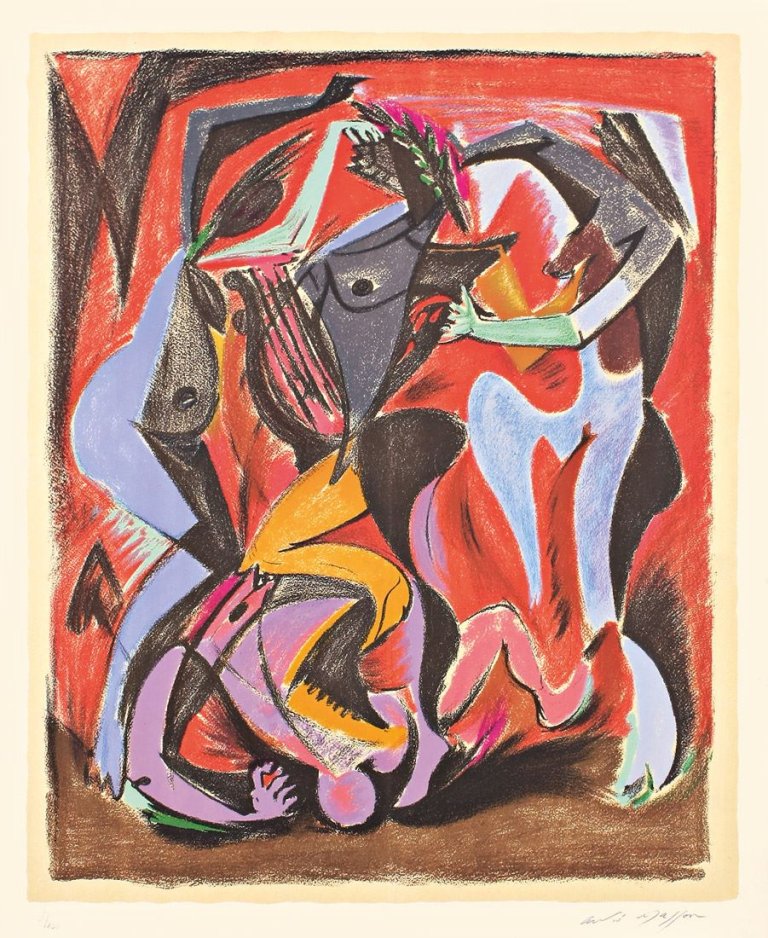Auf diesem Bild ist das folgende Kunstwerk zu sehen: André Masson. Orpheus.