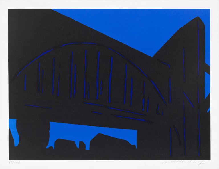 Auf diesem Bild ist das folgende Kunstwerk zu sehen: Helmut Middendorf. Brücke. 1985.