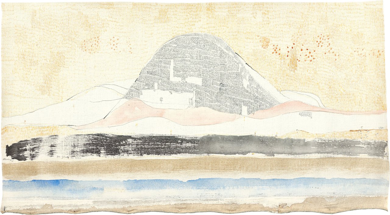 Auf diesem Bild ist das folgende Kunstwerk zu sehen: Gerhard Altenbourg. „Der Glanz der Höhe“. 1981.