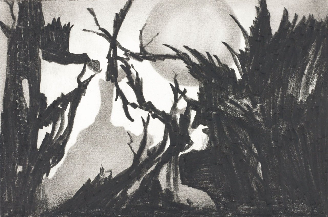 Auf diesem Bild ist das folgende Kunstwerk zu sehen: Marcel van Eeden. „Mathias Grünwald“. 2012.