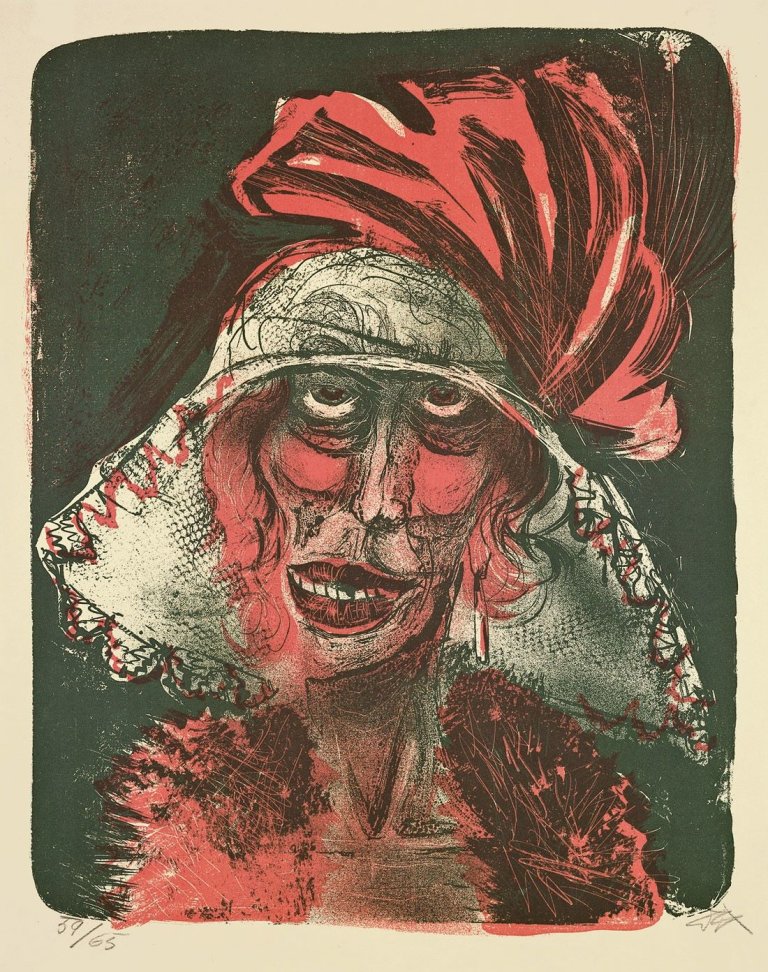 Auf diesem Bild ist das folgende Kunstwerk zu sehen: Otto Dix. Leonie. 1923.