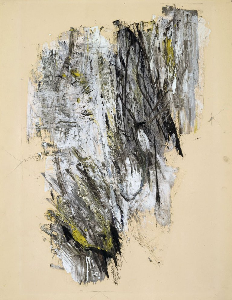 Auf diesem Bild ist das folgende Kunstwerk zu sehen: Gerhard Hoehme. Ohne Titel. 1957.