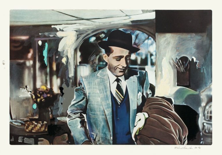 Auf diesem Bild ist das folgende Kunstwerk zu sehen: Richard Hamilton. „I'm dreaming of a Black Christmas“. 1971.