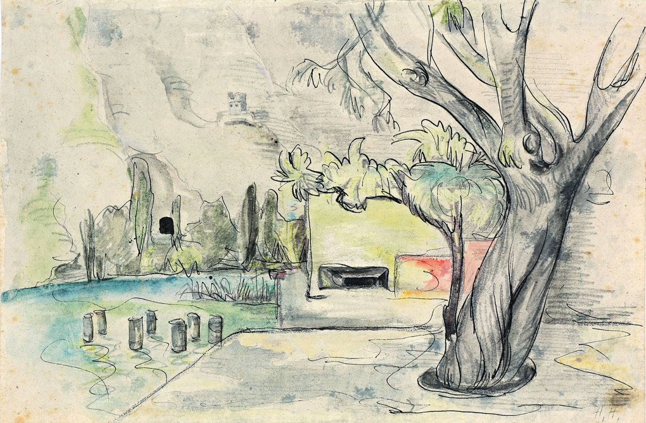 This picture shows the following artwork: Hannah Höch. Gardasee. 1935.