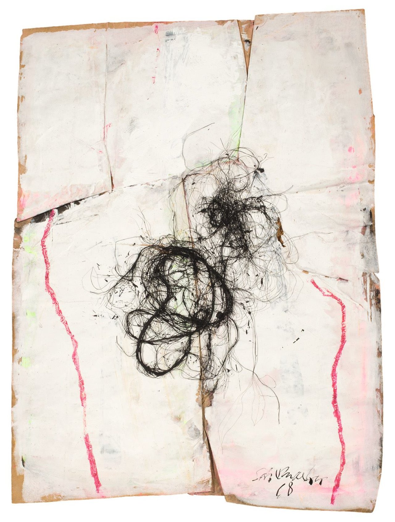 This picture shows the following artwork: Emil Schumacher. „KS-11/1968“. 1968.